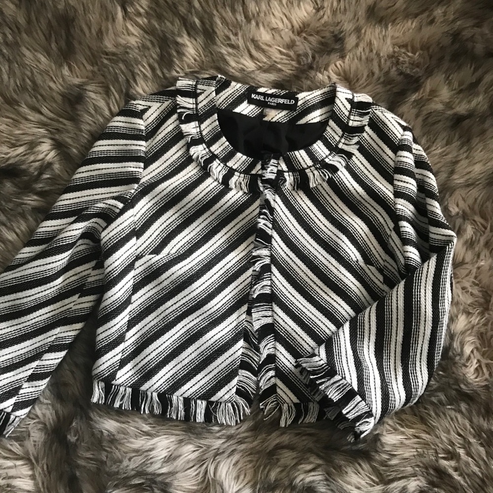 ❤️❤️  JACKET KAL LAGERFELD SIZE 6 ❤️❤️